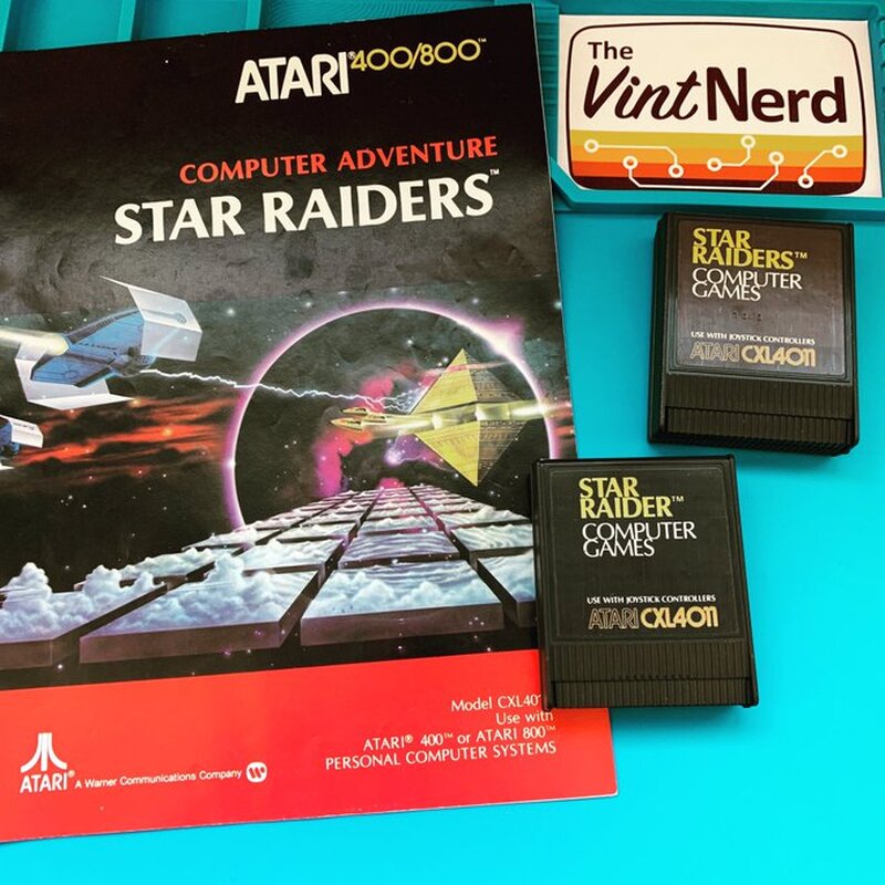I played both of these and I guess I like each one. I'm not the type 'o guy to choose just a singular title.

#atari #atari8bit #starraider #starraiders #cxl4011 #vintagecomputing #retrocomputers #retrogaming
