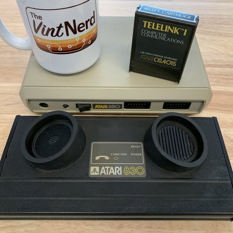Anyone got the phone number to reach the 80's?

#atari #atari8bit #atarimodem #atari830 #atari850 #ataritelelink #acousticcoupler #vintagecomputing #retrocomputers #thevintnerd