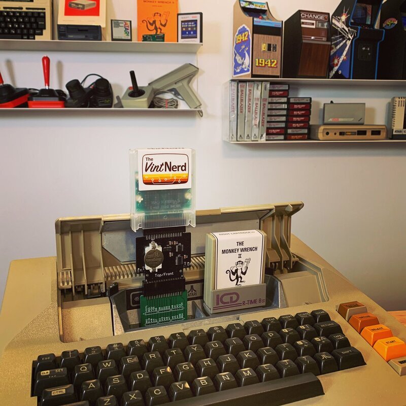 If only there were a Third cartridge slot! :p

#Atari #Atari8Bit #Atari800 #SpartaDOSX #BreakoutPCB #MonkeyWrench #RTime8 #VintageComputing #RetroComputers #RetroGaming #TheVintNerd