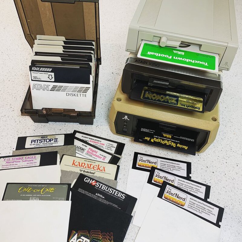 What was Your fav game? Or, Atari Drive!?

#Atari #Atari8Bit #Atari810 #Atari1050 #AtariXF551 #DiskBasedGames #VintageComputing #RetroComputers #RetroGaming #TheVintNerd