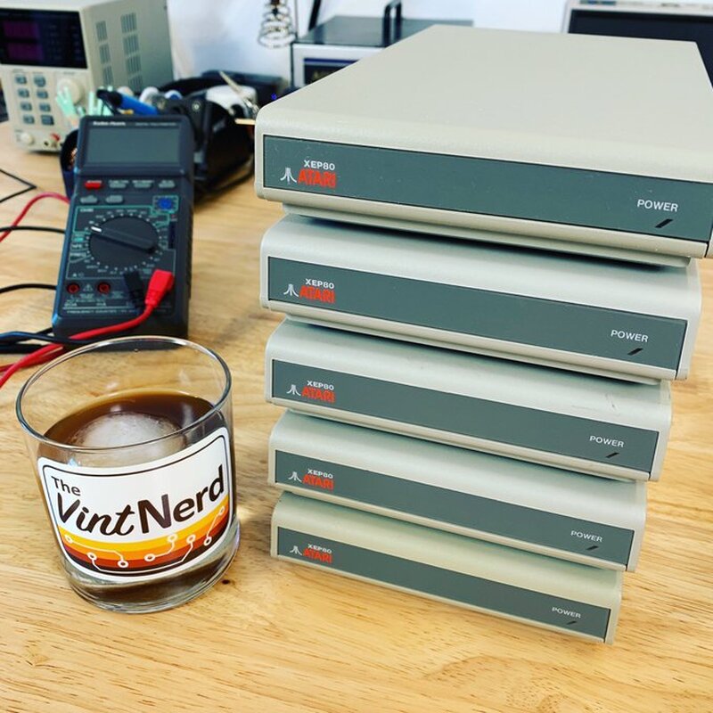 It's Five O'XEP80 Somewhere... Cheers! □

#Atari #Atari8Bit #XEP80 #80Columns #JoystickPort #VintageComputing #RetroComputers #RetroGaming #TheVintNerd