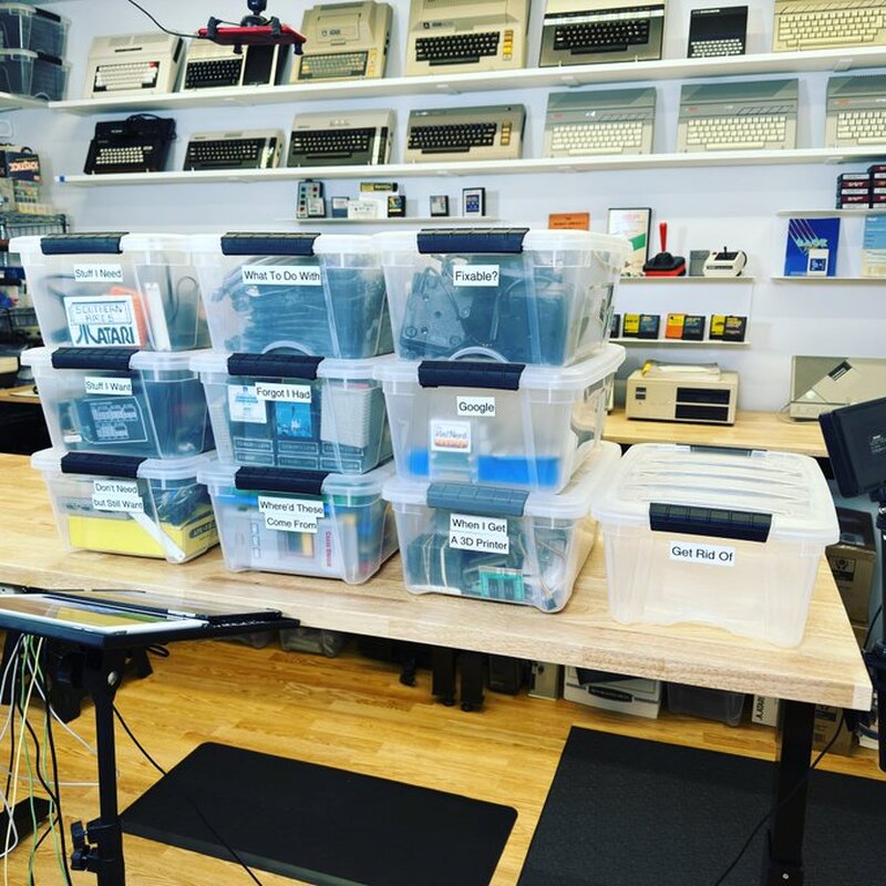 Got some organizing done this weekend □

#Atari #Atari8Bit #VintageComputing #RetroComputers #RetroGaming #TheVintNerd