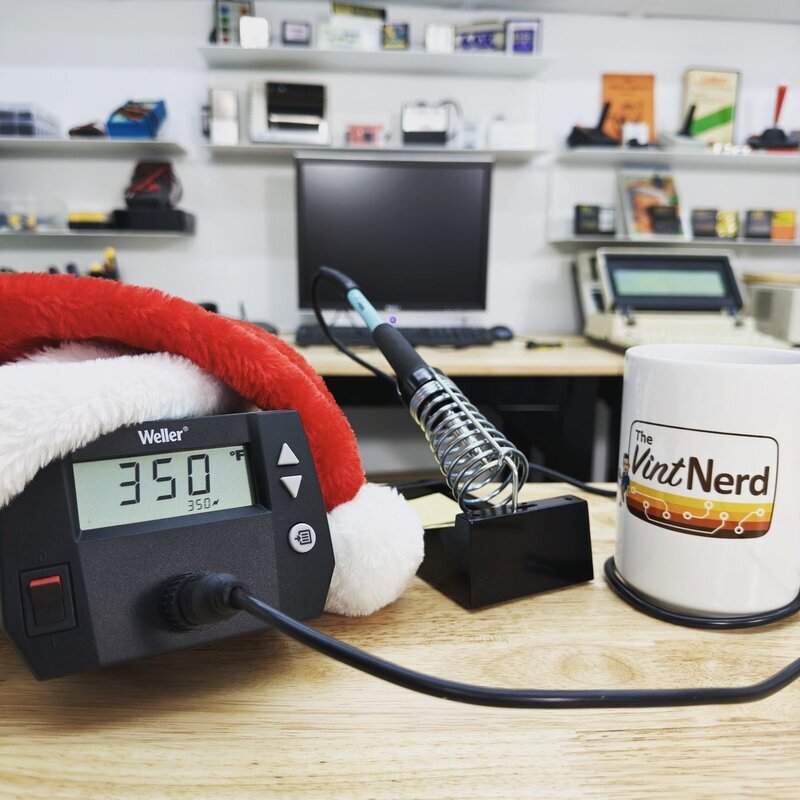 Merry Happy Early Christmas To Me □ How did I know just what I wanted??! □

#Atari #Atari8Bit #Weller #WE1010 #SolderingIron #SolderingStation #VintageComputing #RetroComputers #RetroGaming #TheVintNerd